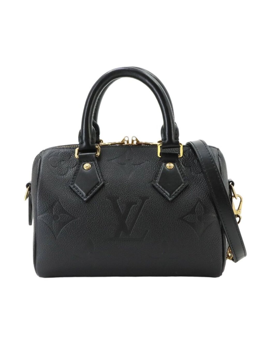 Louis Vuitton Monogram Empreinte Speedy Bandouliere 20 2-Way Hand Bag